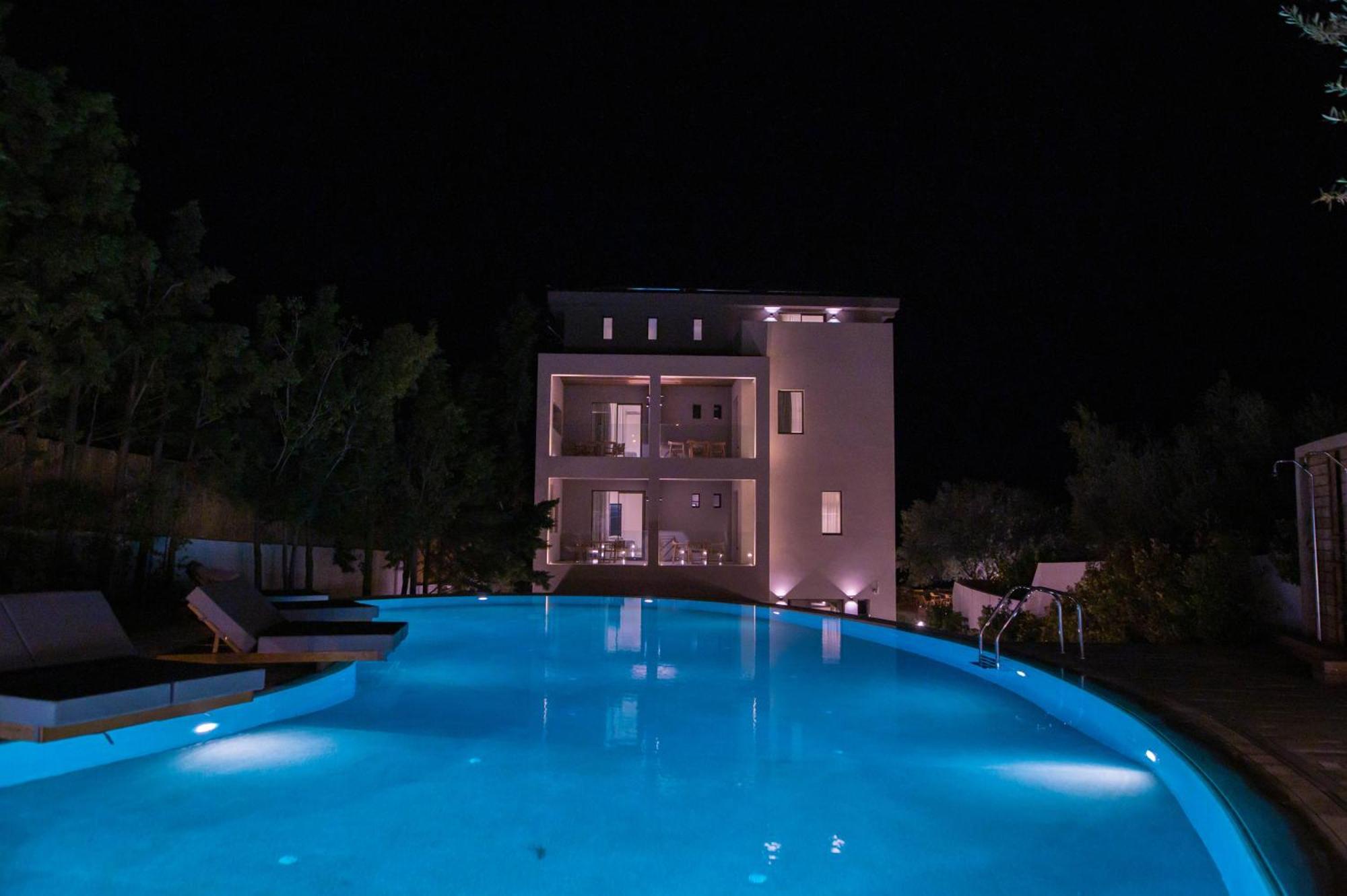 Alissachni Seaside Hotel Dherveni Exteriör bild