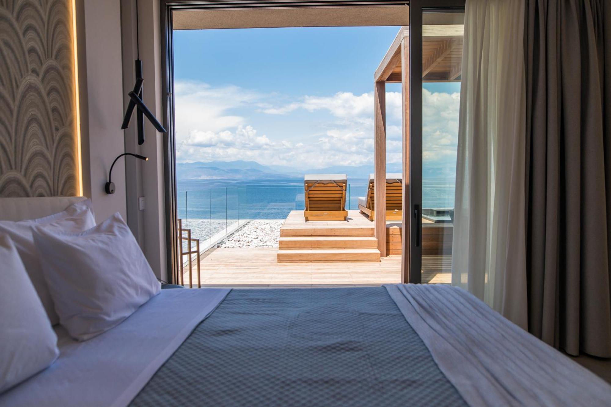 Alissachni Seaside Hotel Dherveni Exteriör bild