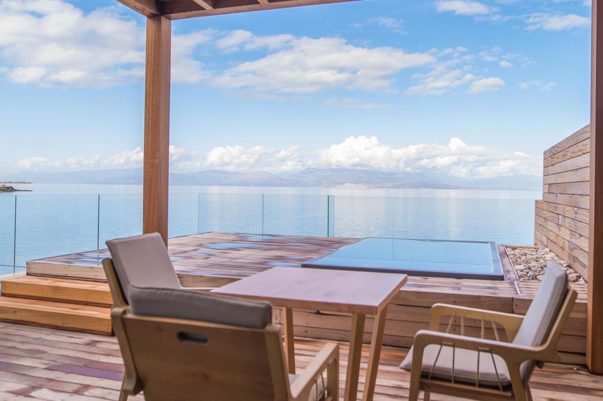 Alissachni Seaside Hotel Dherveni Exteriör bild